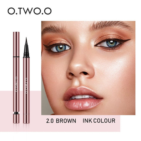 O.TWO.O Liquid Eyeliner Super Waterproof Makeup For Woman Eyeliner Feutre Black Brown Long Lasting Eye Liner Pencil Cosmetics