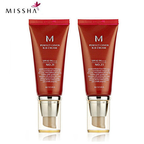 Missha BB Cream #21 Or #23 SPF42 PA+++ Korean Cosmetics Makeup Base CC Creams Natural Brightening Original Package 50ml