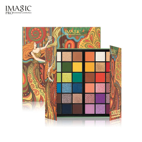 IMAGIC New 36 Colors Eyeshadow Matte Make Up Palette Shimmer Pearlescent Rainbow Holy Grail Palette Eyeshadow Powder