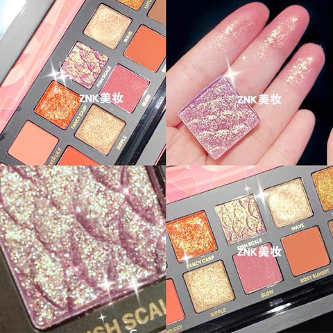 NEW Arrival Charming Eyeshadow 12 Color Palette Make up Palette Matte Shimmer Pigmented Eye Shadow Powder Free shipping