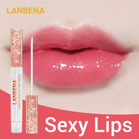 LANBENA Lip Plumper Serum Lip Mask Reduce Fine Lines Increase Lip Elasticity Resist Aging Moisturing Lip Care Drop Shipping