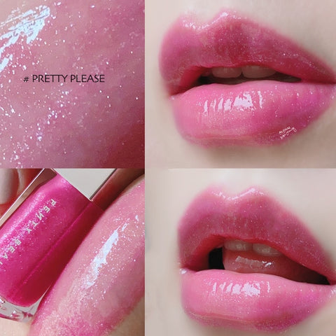 Makeup lip plumper gloss Moisturizing Gloss Bomb Universal Lip Luminizer Long lasting glitter Lipgloss