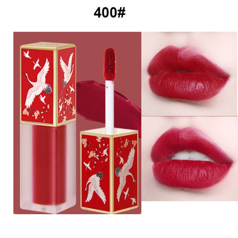 HOJO moisture Lip tint chinese style 5 colors nude makeup lip tint waterproof long lasting batom matte lip gloss BN139