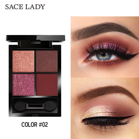 SACE LADY Matte Eyeshadow Palette Makeup Pigmented Shimmer Eye Shadow Pallete Make up Long Lasting Cosmetics Wholesale