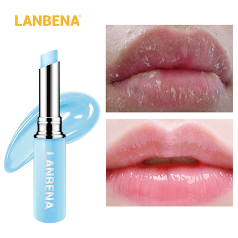 LANBENA Hyaluronic Acid Lasting Nourishing Lip Balm Moisturizing Reduces Fine Lines Relieves Dryness Repairs Damaged Lip Care