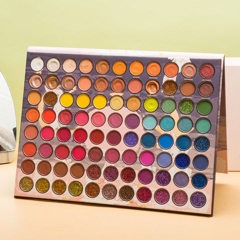 ICYCHEER 88 Color Professional Eyeshadow Palette Shimmer Pigmented Eye Shadow Palette Waterproof Makeup Palette maquiagem paleta