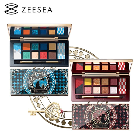 ZEESEA British Museum 12 Colors Eyeshadow Palette "Alice in Wonderland" Series Matte Glitter Eye Shadow Pallete