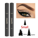 Double Head Liquid Eyeliner Pen Big Small Eye Liner Stamp Waterproof Easy To Wear Long Lasting Eyes Makeup Cosmetic Black Pencil