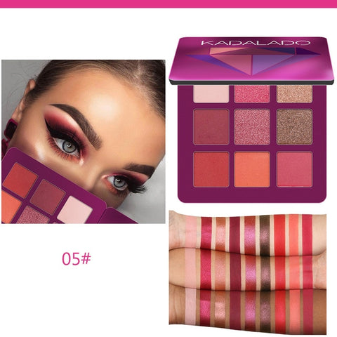 New Make-Up 9-Color Eyeshadow Palette Lasting Makeup Without Smudging Eyeshadow Firming Mashed Potato Eyeshadow Eye Makeup
