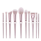 Lemoda 10Pcs Eye Makeup Brushes Set Rose Gold Soft Makeup Brush For Powder Blush Eyeshadow Blending Brushes Cosmetics Beauty Kit