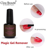 Clou Beaute 15ml UV LED Gel Nail Polish Base Primer No Clean Top Coat Varnishes Nail Gel Primer Transparent Nail Art Lacquer