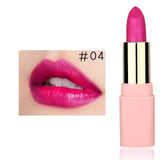 LULAA Shimmer Pearl Lipstick Waterproof Glitter Lipstick High Lighter Lip Stick Pigment Lips Tattoo Makeup Mermaid Batom