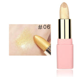 LULAA Shimmer Pearl Lipstick Waterproof Glitter Lipstick High Lighter Lip Stick Pigment Lips Tattoo Makeup Mermaid Batom