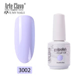 Arte Clavo 15ML Nail Gel Summer Series Colorful Soak Off UV Gel Varnish For Nails Semi Permanent Nail Art Glue Gel Lacquer