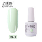 Arte Clavo 15ML Nail Gel Summer Series Colorful Soak Off UV Gel Varnish For Nails Semi Permanent Nail Art Glue Gel Lacquer