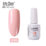 Arte Clavo 15ML Nail Gel Summer Series Colorful Soak Off UV Gel Varnish For Nails Semi Permanent Nail Art Glue Gel Lacquer