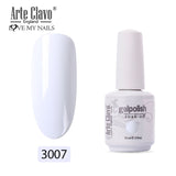 Arte Clavo 15ML Nail Gel Summer Series Colorful Soak Off UV Gel Varnish For Nails Semi Permanent Nail Art Glue Gel Lacquer