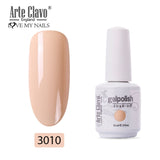 Arte Clavo 15ML Nail Gel Summer Series Colorful Soak Off UV Gel Varnish For Nails Semi Permanent Nail Art Glue Gel Lacquer