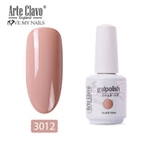 Arte Clavo 15ML Nail Gel Summer Series Colorful Soak Off UV Gel Varnish For Nails Semi Permanent Nail Art Glue Gel Lacquer