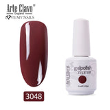 Arte Clavo 15ML Nail Gel Summer Series Colorful Soak Off UV Gel Varnish For Nails Semi Permanent Nail Art Glue Gel Lacquer