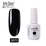 Arte Clavo 15ML Nail Gel Summer Series Colorful Soak Off UV Gel Varnish For Nails Semi Permanent Nail Art Glue Gel Lacquer