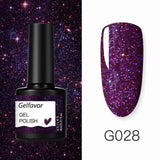 Gelfavor 8ml Gel Nail Polish Glitter For Manicure set nail art Semi platium UV LED Lamp Nail varnishes Base top coat Gel lacquer