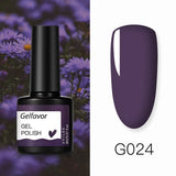 Gelfavor 8ml Gel Nail Polish Glitter For Manicure set nail art Semi platium UV LED Lamp Nail varnishes Base top coat Gel lacquer