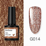 Gelfavor 8ml Gel Nail Polish Glitter For Manicure set nail art Semi platium UV LED Lamp Nail varnishes Base top coat Gel lacquer