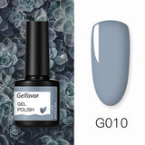 Gelfavor 8ml Gel Nail Polish Glitter For Manicure set nail art Semi platium UV LED Lamp Nail varnishes Base top coat Gel lacquer