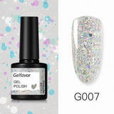 Gelfavor 8ml Gel Nail Polish Glitter For Manicure set nail art Semi platium UV LED Lamp Nail varnishes Base top coat Gel lacquer