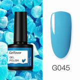 Gelfavor 8ml Gel Nail Polish Glitter For Manicure set nail art Semi platium UV LED Lamp Nail varnishes Base top coat Gel lacquer