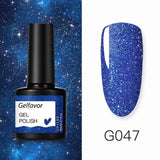 Gelfavor 8ml Gel Nail Polish Glitter For Manicure set nail art Semi platium UV LED Lamp Nail varnishes Base top coat Gel lacquer