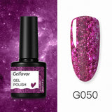 Gelfavor 8ml Gel Nail Polish Glitter For Manicure set nail art Semi platium UV LED Lamp Nail varnishes Base top coat Gel lacquer