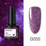 Gelfavor 8ml Gel Nail Polish Glitter For Manicure set nail art Semi platium UV LED Lamp Nail varnishes Base top coat Gel lacquer