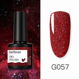 Gelfavor 8ml Gel Nail Polish Glitter For Manicure set nail art Semi platium UV LED Lamp Nail varnishes Base top coat Gel lacquer