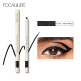 FOCALLURE Long-lasting Gel Eyeliner Pencil Waterproof Easy To Wear Black Liner Pen Eye Makeup Eye Liner