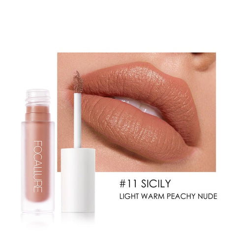 FOCALLURE Staymax Matte Liquid Lipstick Lip Makeup Long Lasting Kissproof Nourish Lip Tint Lightweight formula Liquid Lipstick