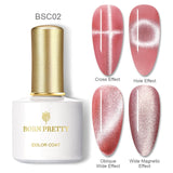 BORN PRETTY 6ml/10ml Magnetic Gel Nail Polish Cat Eye Nail UV Gel Holographics Laser Glitter Varnish Nail Art New Arrival