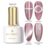 BORN PRETTY 6ml/10ml Magnetic Gel Nail Polish Cat Eye Nail UV Gel Holographics Laser Glitter Varnish Nail Art New Arrival