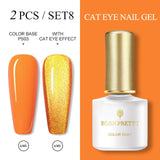 BORN PRETTY 6ml/10ml Magnetic Gel Nail Polish Cat Eye Nail UV Gel Holographics Laser Glitter Varnish Nail Art New Arrival