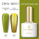 BORN PRETTY 6ml/10ml Magnetic Gel Nail Polish Cat Eye Nail UV Gel Holographics Laser Glitter Varnish Nail Art New Arrival