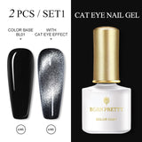 BORN PRETTY 6ml/10ml Magnetic Gel Nail Polish Cat Eye Nail UV Gel Holographics Laser Glitter Varnish Nail Art New Arrival