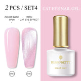 BORN PRETTY 6ml/10ml Magnetic Gel Nail Polish Cat Eye Nail UV Gel Holographics Laser Glitter Varnish Nail Art New Arrival