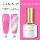 BORN PRETTY 6ml/10ml Magnetic Gel Nail Polish Cat Eye Nail UV Gel Holographics Laser Glitter Varnish Nail Art New Arrival