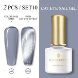 BORN PRETTY 6ml/10ml Magnetic Gel Nail Polish Cat Eye Nail UV Gel Holographics Laser Glitter Varnish Nail Art New Arrival