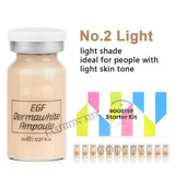 8ml Gold Ampoule Serum 12pcs BB Cream Glow Starter Kit Dermawhite mix serum add foundation niacinamide for Whitening brightening