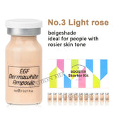 8ml Gold Ampoule Serum 12pcs BB Cream Glow Starter Kit Dermawhite mix serum add foundation niacinamide for Whitening brightening