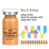 8ml Gold Ampoule Serum 12pcs BB Cream Glow Starter Kit Dermawhite mix serum add foundation niacinamide for Whitening brightening