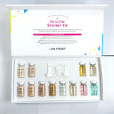 12 vials Korean Cosmetic Dermawhite BB Cream Glow Behandling Starter Kit Stayve Liquid Foundation For Skin Whitening Brightening