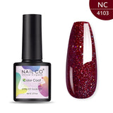 NAILCO 8 ML Color Gel Polish Soak Off UV Gel Varnish Semi Permanant UV Gel Nail Art Hybrid Varnishes All For Manicure lacquer